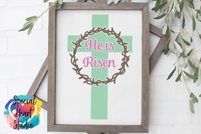 He is Risen SVG Special Heart Studio 