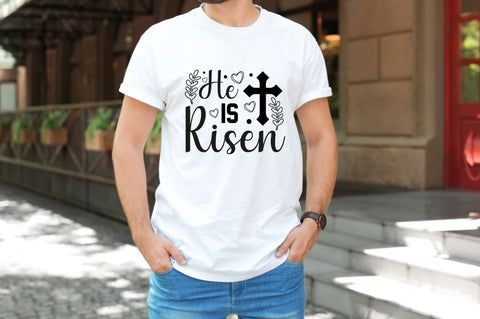 He is risen SVG SVG DESIGNISTIC 