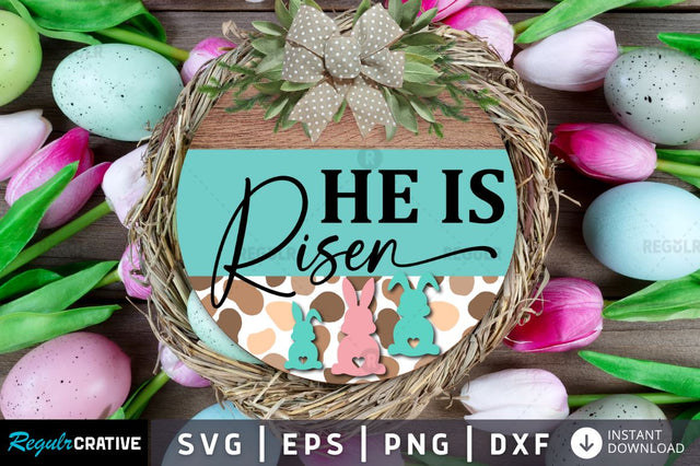 He is risen SVG SVG Regulrcrative 
