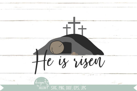 He is risen, Tomb svg SVG Designs by Jolein 