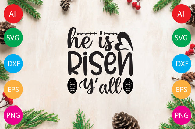 He is Risen Y’all SVG CraftlabSvg29 