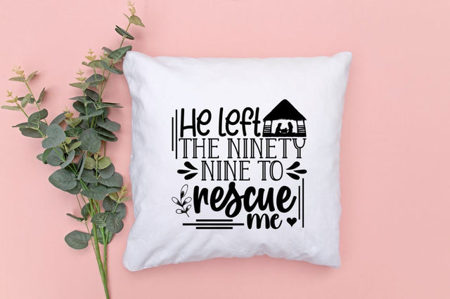 He left the ninety nine to rescue me SVG SVG DESIGNISTIC 