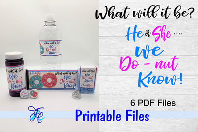 He or She.. What Will it be? We Do-nut Know! 3D Paper Family Creations 