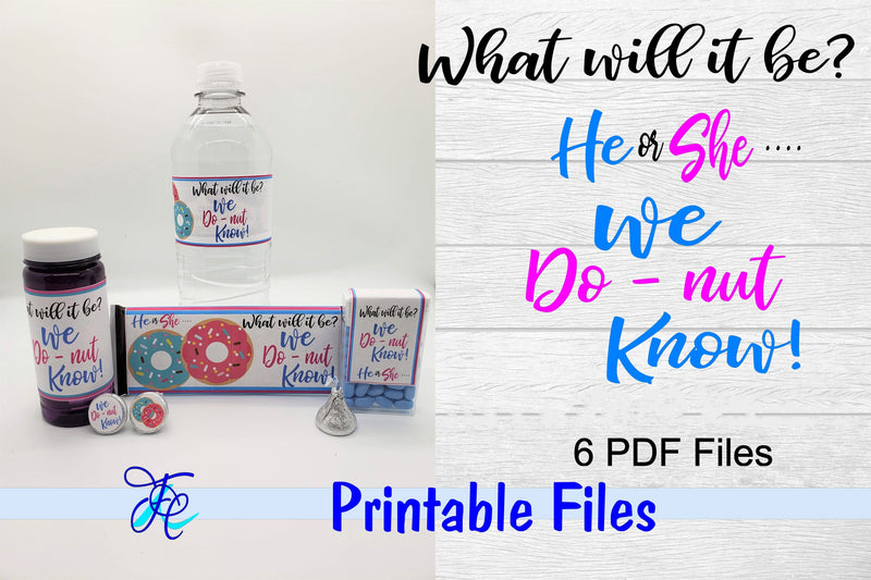 He or She.. What Will it be? We Do-nut Know! 3D Paper Family Creations 