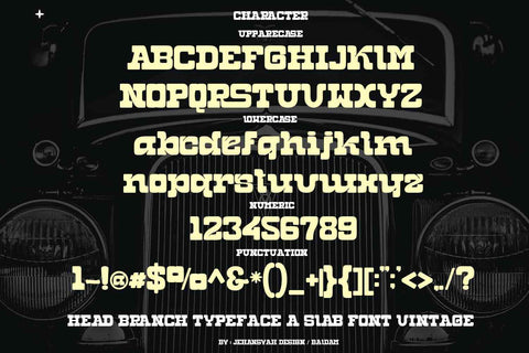 Head Branch Font JH-CreativeFont 