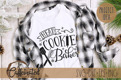 Head Cookie Baker SVG SVG Caffeinated SVGs 