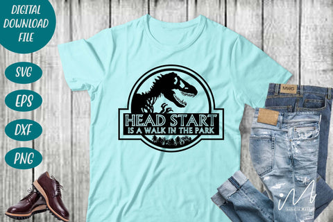 Head Start is a walk in the park svg, Head Start t shirt svg, Head Start cricut, teacher t shirt svg SVG Isabella Machell 