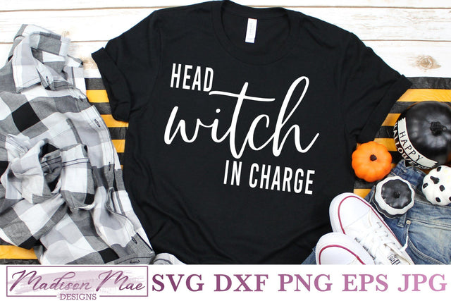 Head Witch In Charge, Halloween SVG SVG Madison Mae Designs 