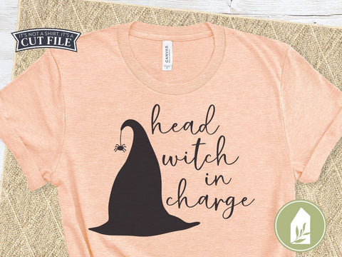 Head Witch in Charge SVG | Halloween SVG | T-shirt Design SVG LilleJuniper 