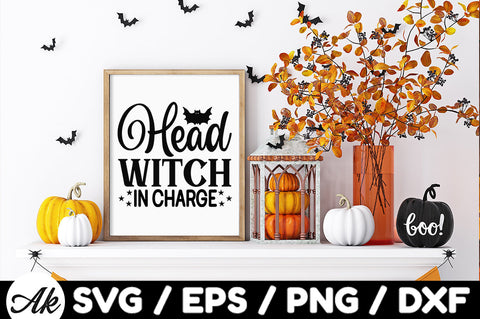 Head witch in charge svg SVG akazaddesign 