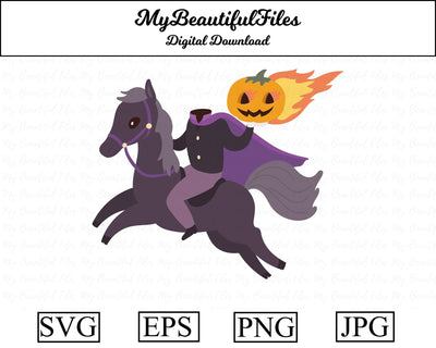 Headless Horseman - Halloween SVG MyBeautifulFiles 