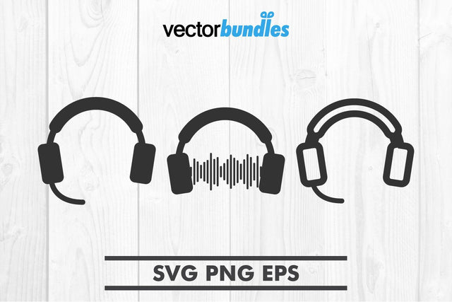 Headphone clip art svg SVG vectorbundles 