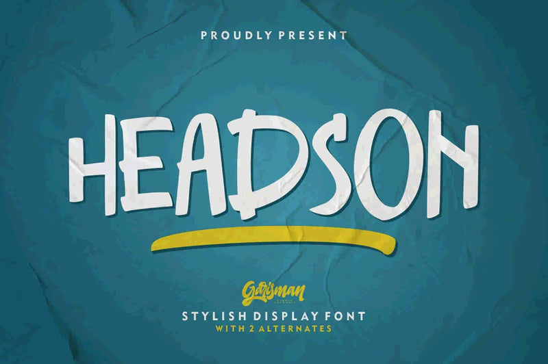 Headson Font Garisman Studio 