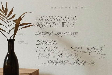 Heafthery Notespage Typeface Font Storytype Studio 