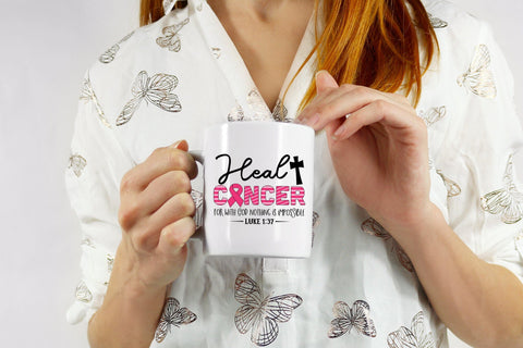 Heal Cancer - Breast Cancer Sublimation Sublimation CraftLabSVG 