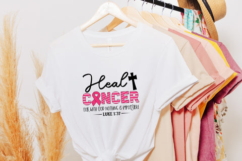 Heal Cancer - Breast Cancer Sublimation Sublimation CraftLabSVG 