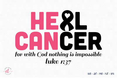 Heal Cancer SVG, Breast Cancer Awareness SVG SVG CraftLabSVG 