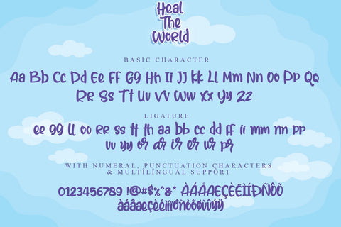 Heal The World Font Letterara 