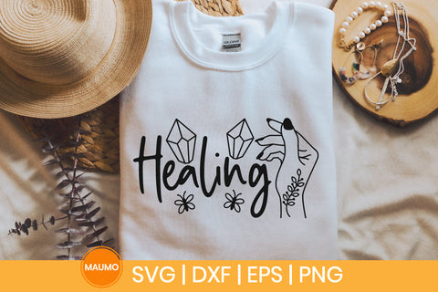 Healing boho cristals svg quote SVG Maumo Designs 