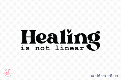 Healing is Not Linear - Mental Health Awareness SVG SVG CraftLabSVG 
