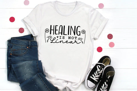 Healing is Not Linear - Mental Health SVG Design SVG CraftLabSVG 
