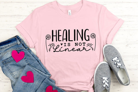 Healing is Not Linear - Mental Health SVG Design SVG CraftLabSVG 