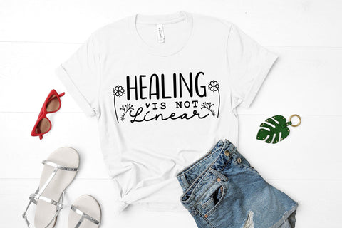 Healing is Not Linear - Mental Health SVG Design SVG CraftLabSVG 