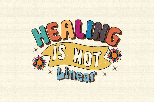 healing is not linear Sublimation SVGArt 
