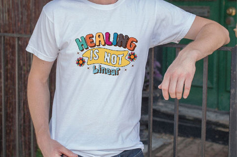 healing is not linear Sublimation SVGArt 