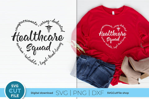 Healthcare squad svg, a health care worker svg for crafters SVG SVG Cut File 