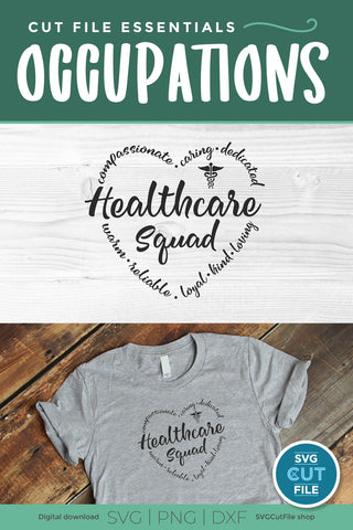 Healthcare squad svg, a health care worker svg for crafters SVG SVG Cut File 