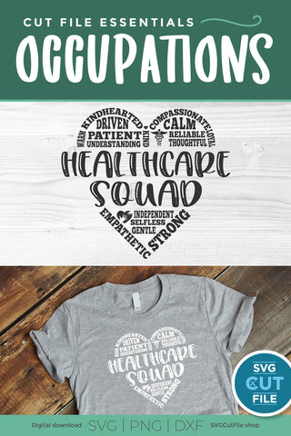 Healthcare squad svg subway art SVG SVG Cut File 