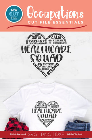 Healthcare squad svg subway art SVG SVG Cut File 