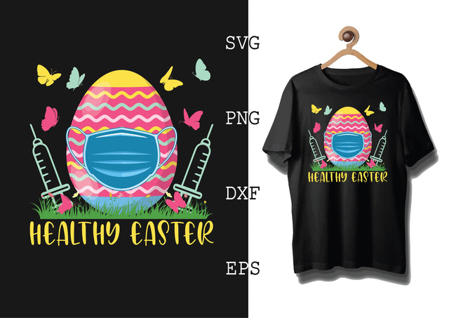 Healthy Easter Svg, Bunny Babe Easter Svg, Bunny Svg, Welcome Spring Svg SVG DesignTShirt 