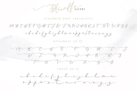 HEANFFE Font Letterara 