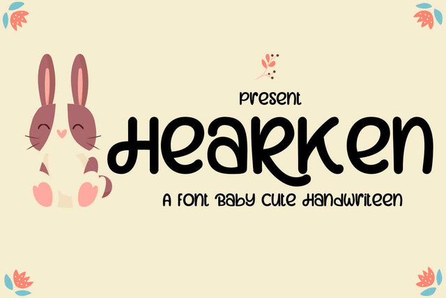 Hearken Font JH-CreativeFont 