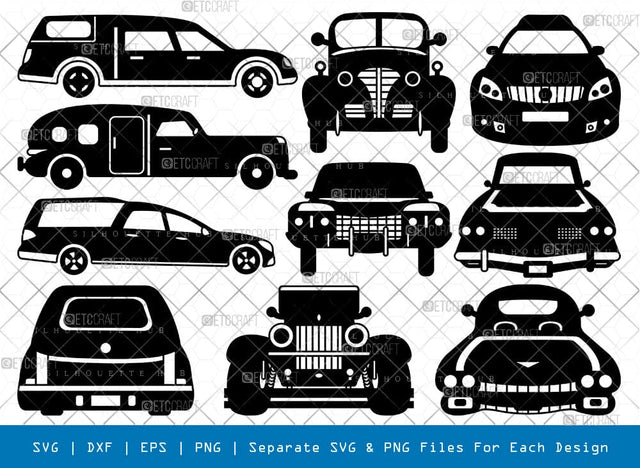 Hearse Silhouette, Hearse SVG, Hearse Vehicles Svg, Hearse Car Svg, Haunted Hearse Car Svg, Hearse Bundle, SB00884 SVG ETC Craft 