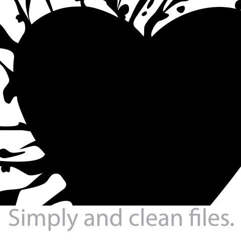Paint Splatter - free svg file for members - SVG Heart