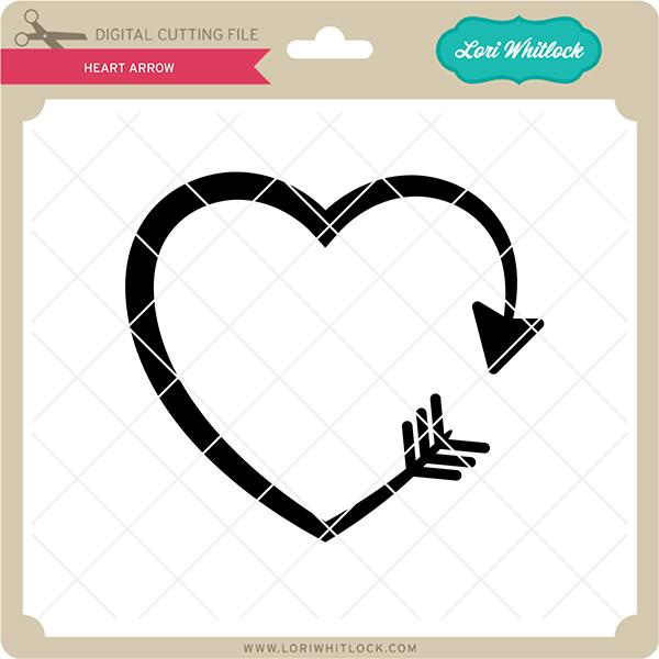 Heart Arrow SVG Lori Whitlock 