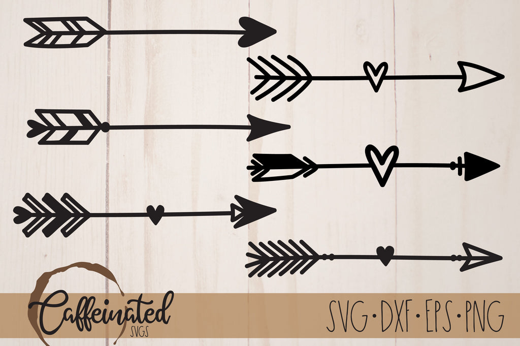Heart Arrows SVG - So Fontsy