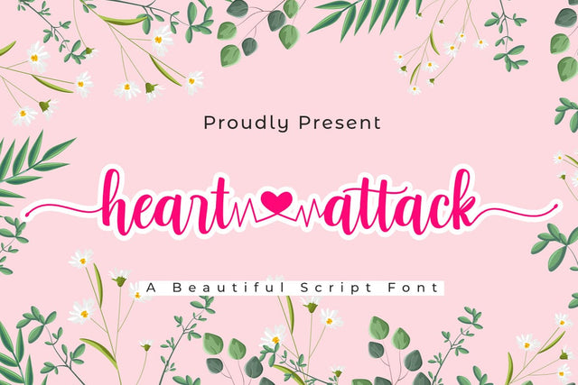 Heart Attack Font Madatype Studio 