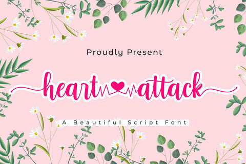 Heart Attack Font Madatype Studio 