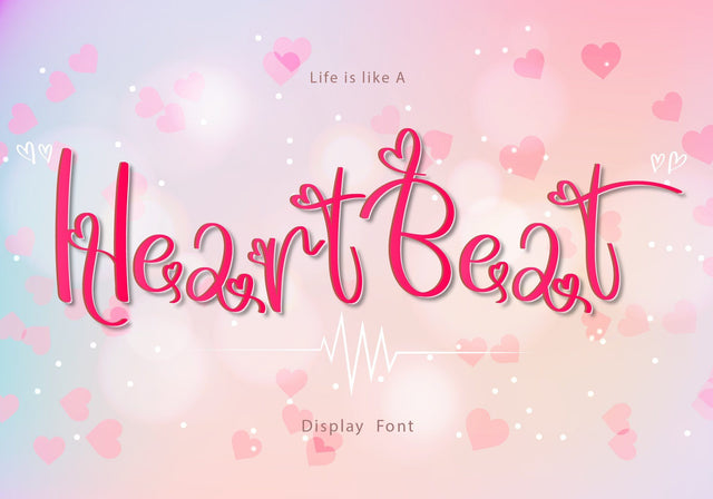 Heart Beat Font BB Digital Arts 