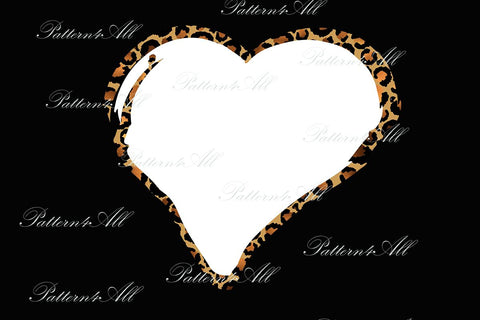 Heart Bleach effect PNG, Leopard Heart, Bleached effect design sublimation, Bleach background mockup, Bleach overlay png, Digital download Sublimation ArtStudio 