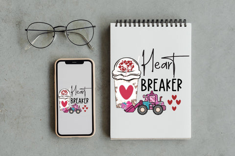 Heart Breaker Coffee Valentines Day Sublimation Jagonath Roy 
