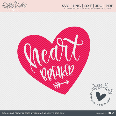 Heart Breaker SVG File SVG So Fontsy Design Shop 