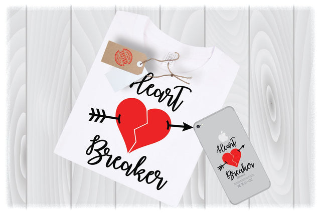 Heart Breaker SVG Files for Cricut Designs | Valentines Day SVG Files SVG My Sew Cute Boutique 