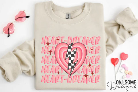 Heart Breaker Valentine PNG Sublimation Sublimation Owlsome.Designs 