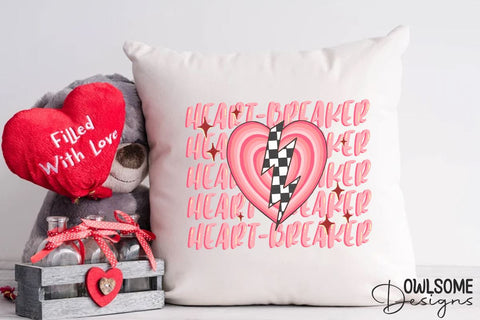 Heart Breaker Valentine PNG Sublimation Sublimation Owlsome.Designs 