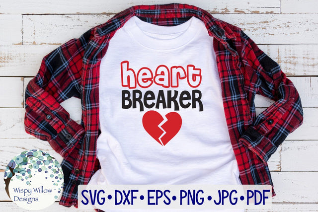 Heart Breaker | Valentine SVG SVG Wispy Willow Designs 
